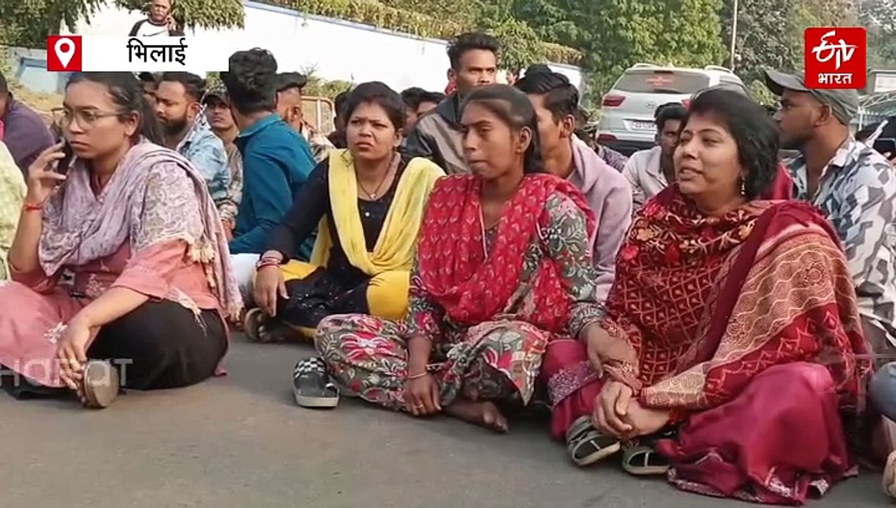 भिलाई स्टील प्लांट हादसे में ठेका श्रमिक की मौत...