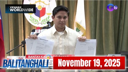 Balitanghali Express: November 19, 2025