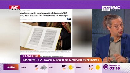 Le bonus RMC : Insolite, J.-S. Bach a sorti de nouvelles œuvres - 19/11