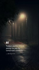 Today’s storms are just paving the way for tomorrow’s sunshine.