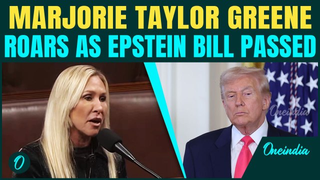 FULL SPEECH: Marjorie Taylor Greene EXPLOSIVE Verbal ASSAULT on Trump as Epstein Bill Passed