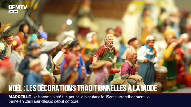 Santons de Provence, crèches en bois...les décorations de Noël classiques sont en vogue