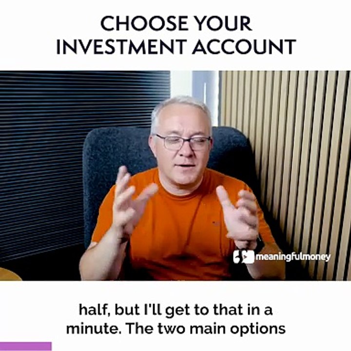 Choose your INVESTMENT ACCOUNT - #shorts
