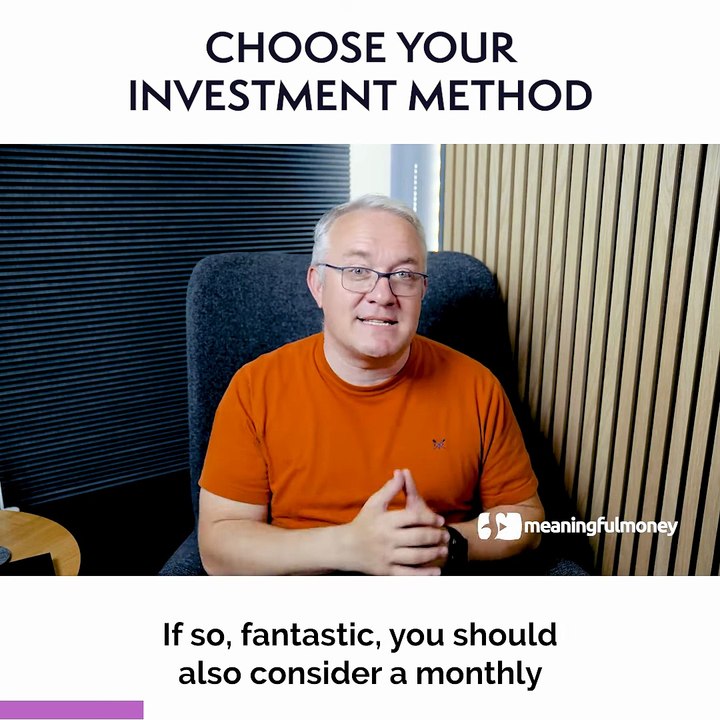 Choose your INVESTMENT METHOD - #shorts