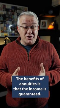 Michael asks about the pros & cons of annuities vs drawdown for providing retirement income #shorts