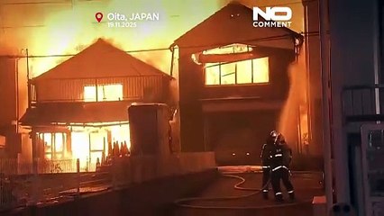 Fire in Japan burns 170 homes and forces mass evacuations