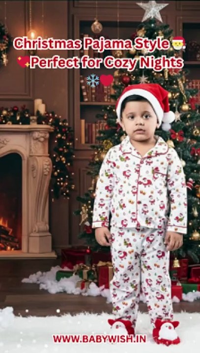 🌟 Classic Charm Meets Cozy Comfort: Christmas Pajama Style! 🎁