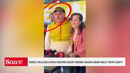 Deniz Celiloğlu'nun sözünü kesip önüne geçen Onur Ünlü tepki çekti