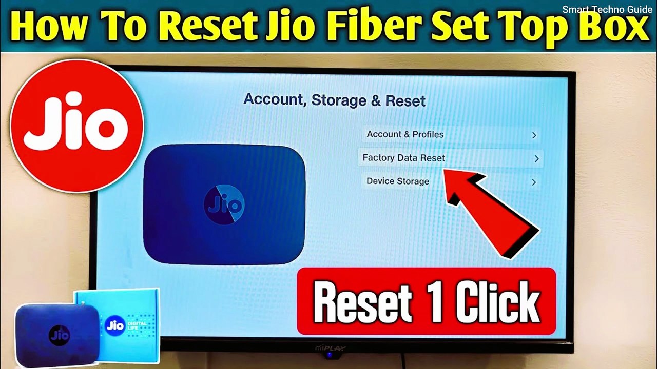 how to reset jio fiber set top box | how to factory reset jio fiber set top box | jio set top box