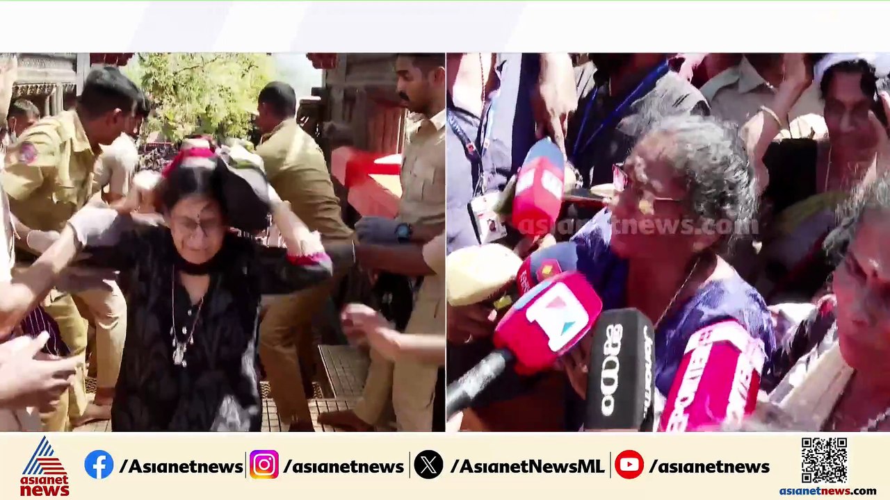 'നന്ദി അയ്യപ്പന് പറഞ്ഞാൽ മതി'; മല ചവിട്ടാനാകാതെ മടങ്ങിയ ഭക്തരെ തിരികെ സന്നിധാനത്ത് എത്തിച്ചു