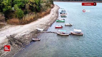 Terkos Gölü’nde su seviyesi 10 metre çekildi