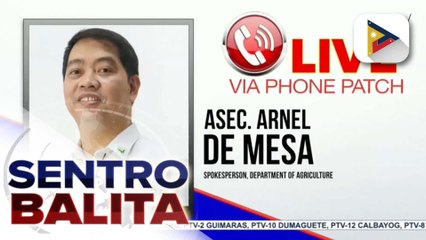 Pag-exempt ng U.S. sa maraming agricultural products ng Pilipinas sa reciprocal tariff, ikinalugod ng D.A.