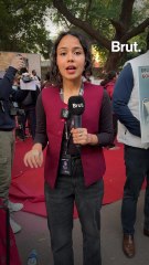 Brut at Delhi pollution protest