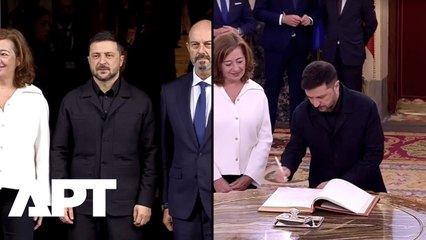 Zelensky Visits Spanish Parliament, Signs Book of Honour Ahead of New Turkey Talks to End the War| APT