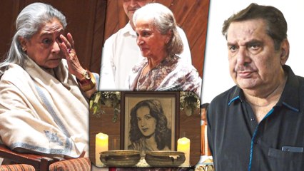 Kamini Kaushal PRAYER MEET: Jaya Bachchan, Waheeda Rehman & Raza Murad Get Highly Emotional At The Gathering