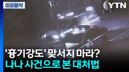 [이슈ON] 흉기 강도에 ‘맞서지 마라'?...나나 사건으로 본 대처 원칙 / YTN