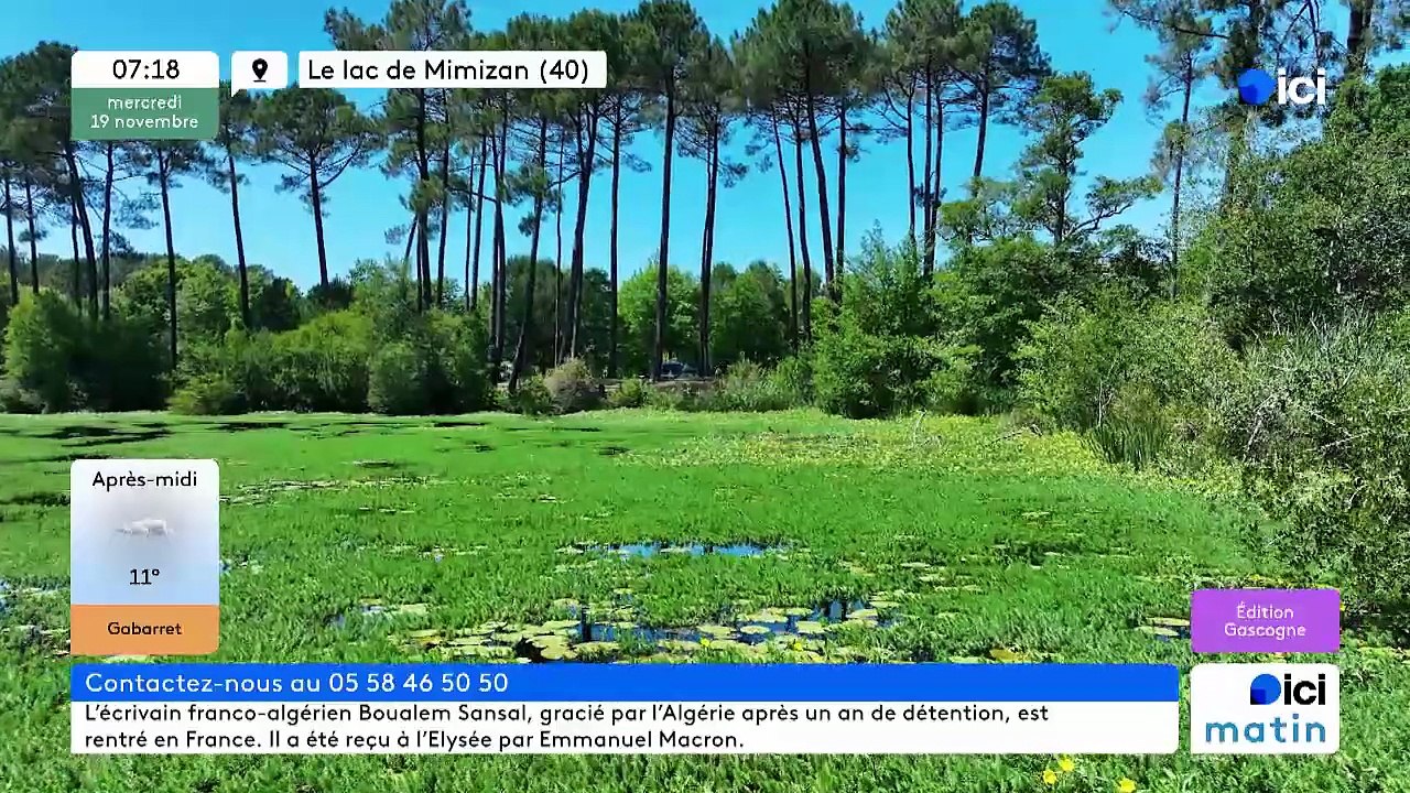 19/11/2025 - ici matin par ici Gascogne en vidéo