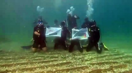 Sinop’ta kansere karşı farkındalık dalışı