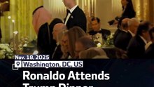 Ronaldo Attends Trump Dinner At White House