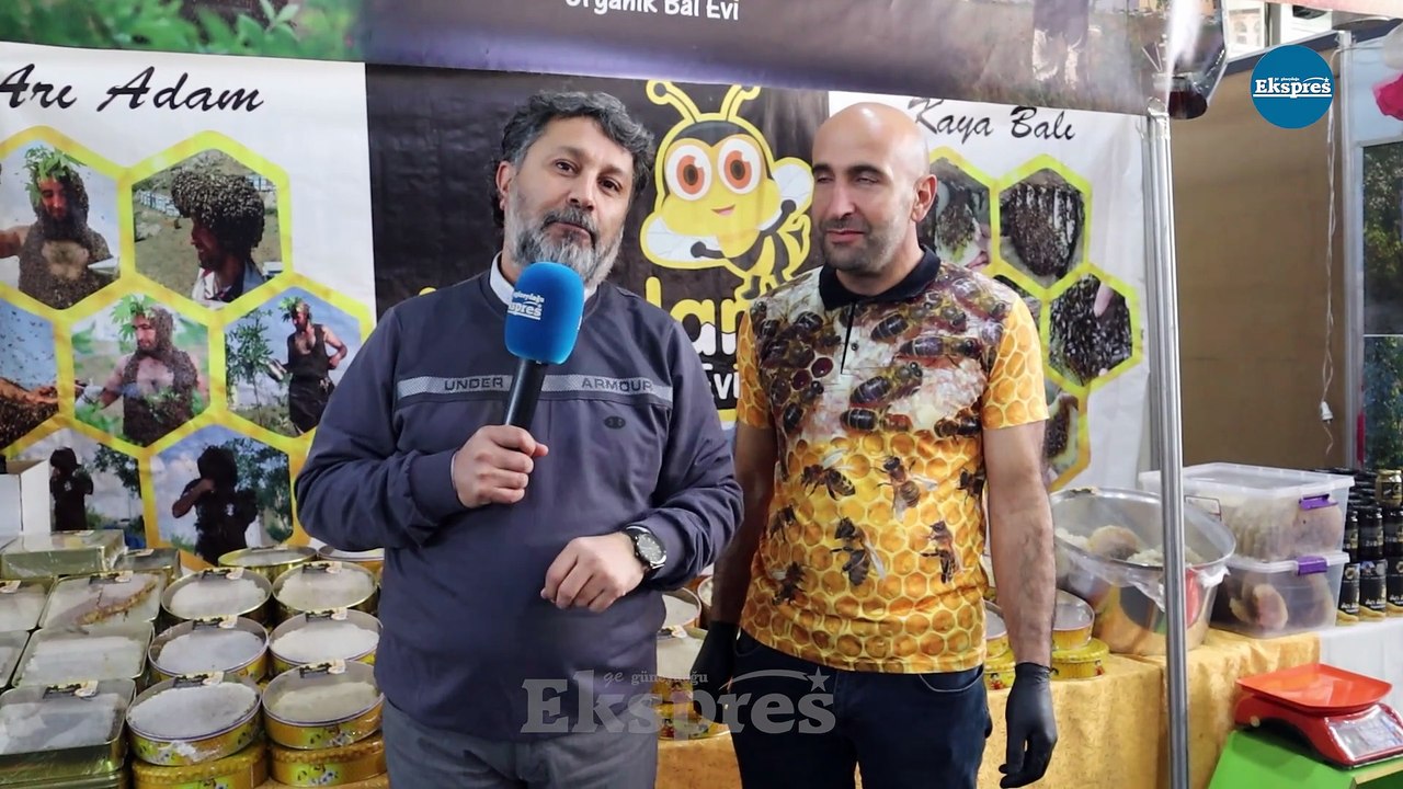 ‘Arı Adam’ Diyarbakır’daki fuarda yerini aldı: Hedefi Çinli rakibini geçip Guinness’e girmek