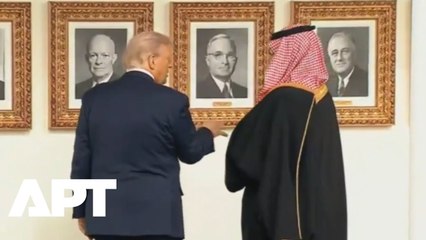 Trump Continues Showing MBS Presidential Walk of Fame During High-Profile White House Visit | APT