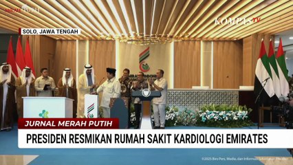 Presiden Prabowo Resmikan Rumah Sakit Kardiologi Emirates-Indonesia di Solo