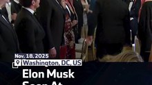 Elon Musk Seen At Trump Dinner