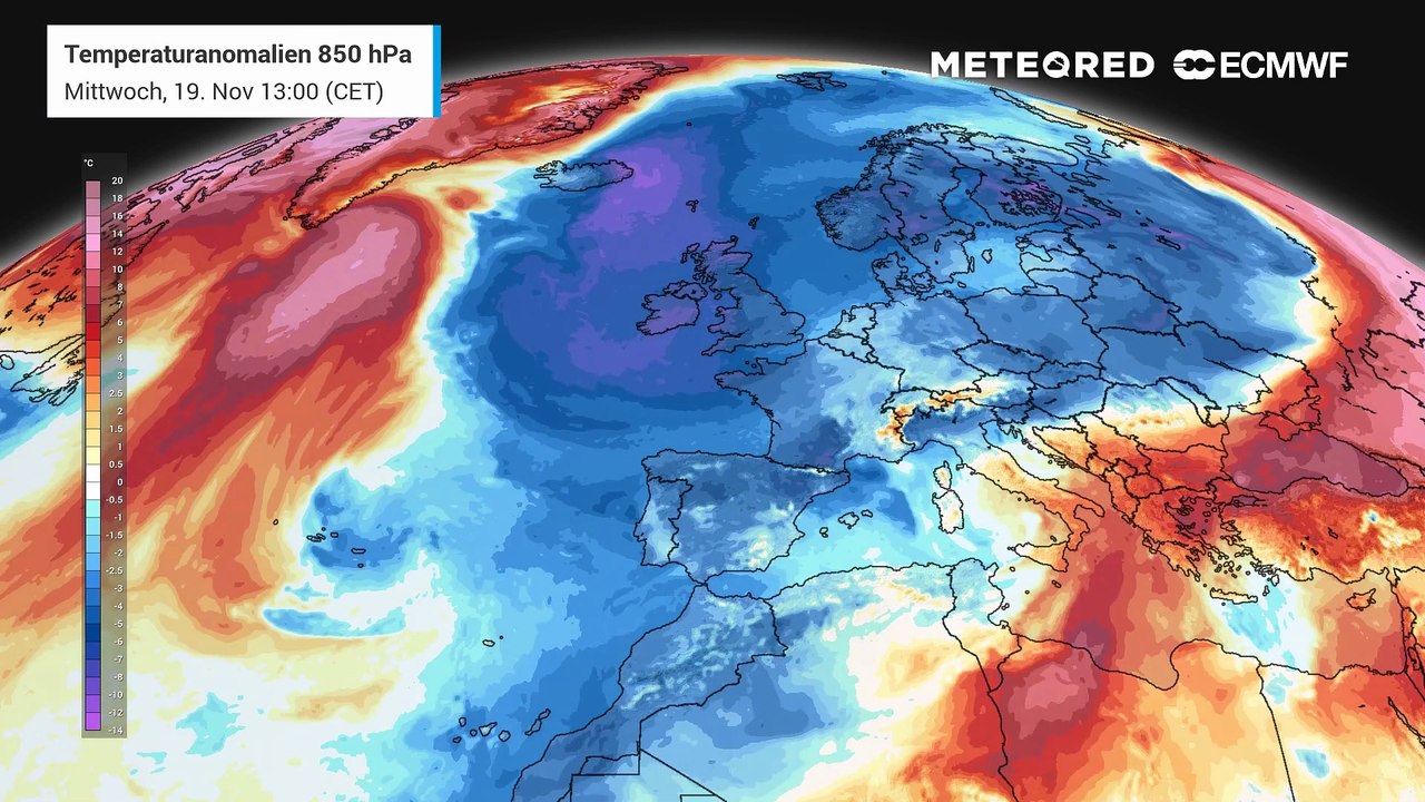 Extrem kalte Luftmassen fluten Deutschland am Wochenende!