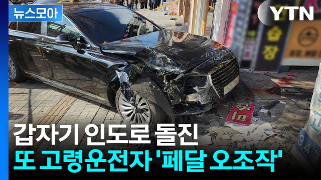 [뉴스모아] 주차장에서 갑자기 질주…70대 '페달 오조작'에 모녀 참변 / YTN