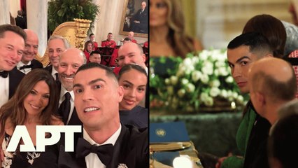Ronaldo & Musk at White House Meet Saudi's MBS, Frenzy Moments From Trump’s Black-Tie Dinner | APT