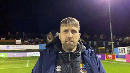 Farnham Town manager Paul Johnson post-Poole Town
