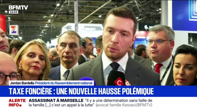 Augmentation de la taxe foncière: C'est un coup dans le dos porté aux propriétaires français , dénonce Jordan Bardella