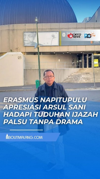 SIKAP ARSUL SANI BANTAH TUDUHAN IJAZAH PALSU DAPAT PUJIAN ERASMUS NAPITUPULU: KEREN