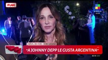 Verónica Lozano rompió el silencio sobre la foto de Wanda y Johnny Depp