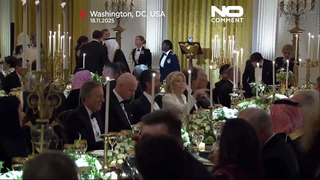 Cristiano Ronaldo attends White House dinner hosted by Trump and Saudi Crown Prince