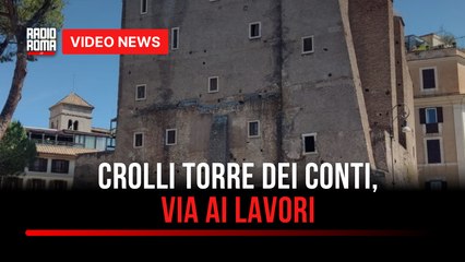 Crolli Torre dei Conti, via ai lavori