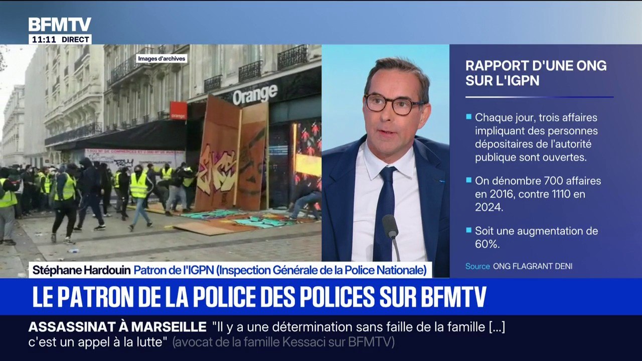 Usage de la force, décès, blessure... Le patron de l'IGPN précise dans quels cas la police des polices est mobilisée