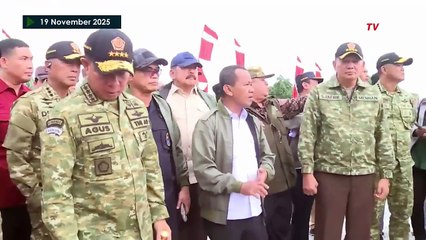 [FULL] Menhan Sjafrie, Menteri ESDM Bahlil, hingga Jaksa Agung Cek Penindakan Tambang Ilegal Babel