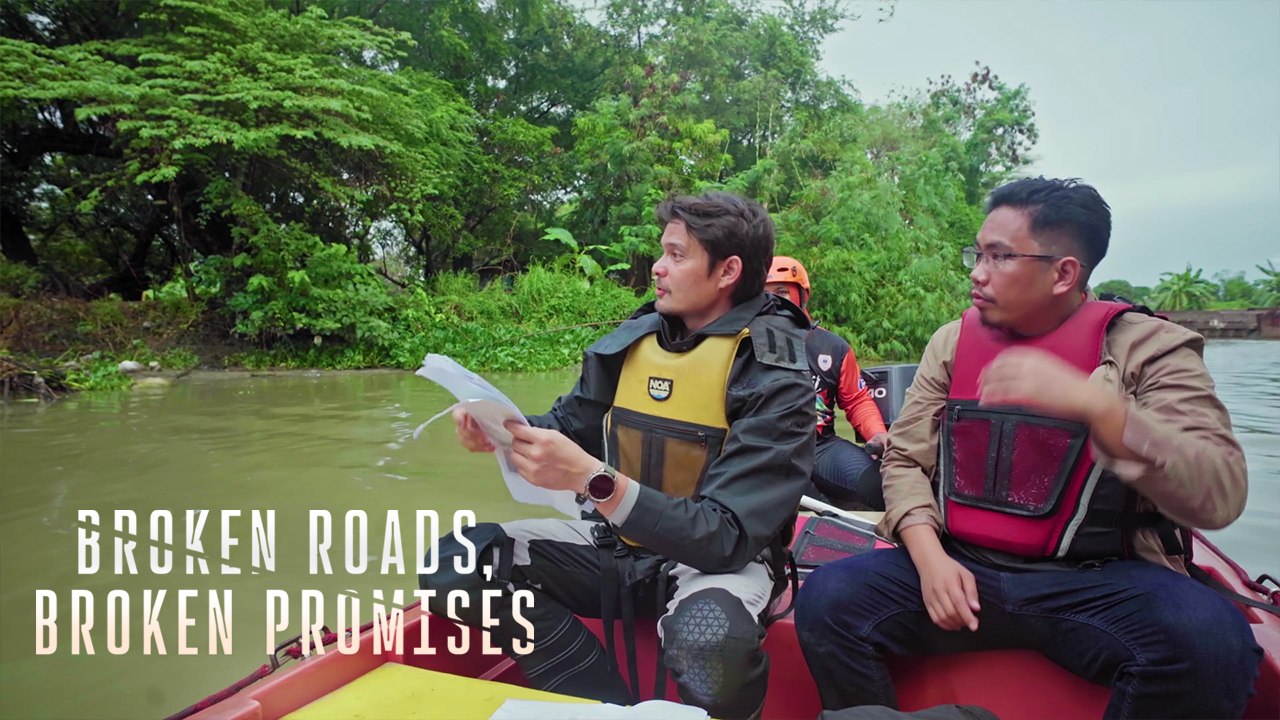 Ghost flood control projects sa Bulacan, binisita ni Dingdong Dantes | Broken Roads Broken Promises