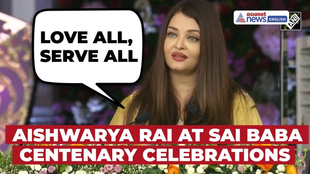 Aishwarya Rai Joins PM Modi at Sai Baba Centenary, Shares Heartfelt Message in Puttaparthi