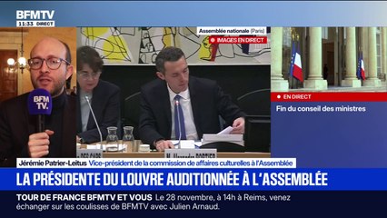 Cambriolage du Louvre: "Tout le monde a une part de responsabilité dans cette affaire", estime Jérémie Patrier-Leitus, vice-président de la commission des affaires culturelles à l'Assemblée