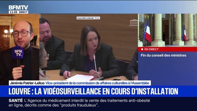 Le (cambriolage au) Louvre est un révélateur de notre incapacité à protéger notre patrimoine , pointe Jérémie Patrier-Leitus, vice-président de la commission des affaires culturelles à l'Assemblée