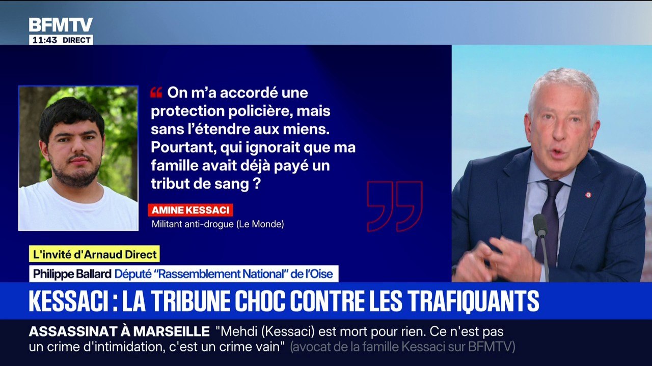 Trafic de drogue: "On a beaucoup trop tardé en France à réagir", souligne Philippe Ballard, député RN
