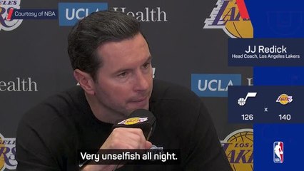 LeBron was unselfish in record-setting season debut  - Lakers' Redick