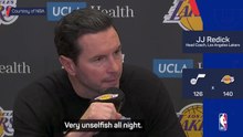 LeBron was unselfish in record-setting season debut  - Lakers' Redick