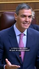 Sánchéz, a Feijóo: "¿Lleva un año aplaudiendo a Mazón y viene a dar lecciones?"