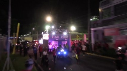 Los aficionados celebran con júbilo la clasificación de Panamá para la Copa del Mundo por segunda vez.