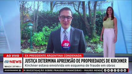 Justiça apreende 20 imóveis de Cristina Kirchner