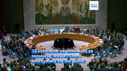 Rada Bezpieczeństwa ONZ zatwierdza plan pokojowy Trumpa dla Gazy