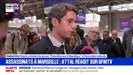 Narcotrafic: "On assiste à des choses qu'on ne pensait pas imaginables il y a encore quelques années en France", déplore Gabriel Attal (EPR)